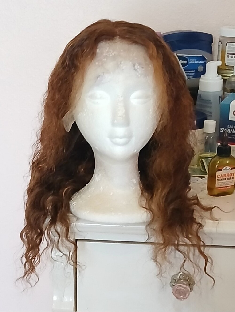 Beautiful Ombre Brown Highlight Lacefront (Free Cat Eyelashes)